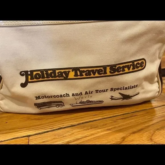 Vintage Holiday Travel‎ Service Bag - Picture 2 of 7
